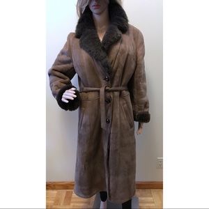 Genuine shearling coat